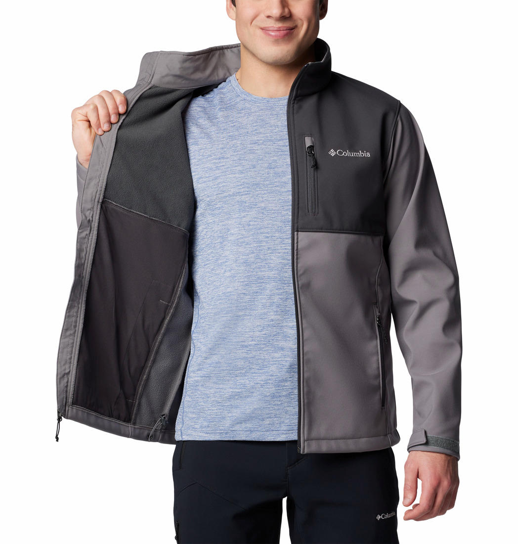 Columbia Mens Grey Ascender Softshell Jacket