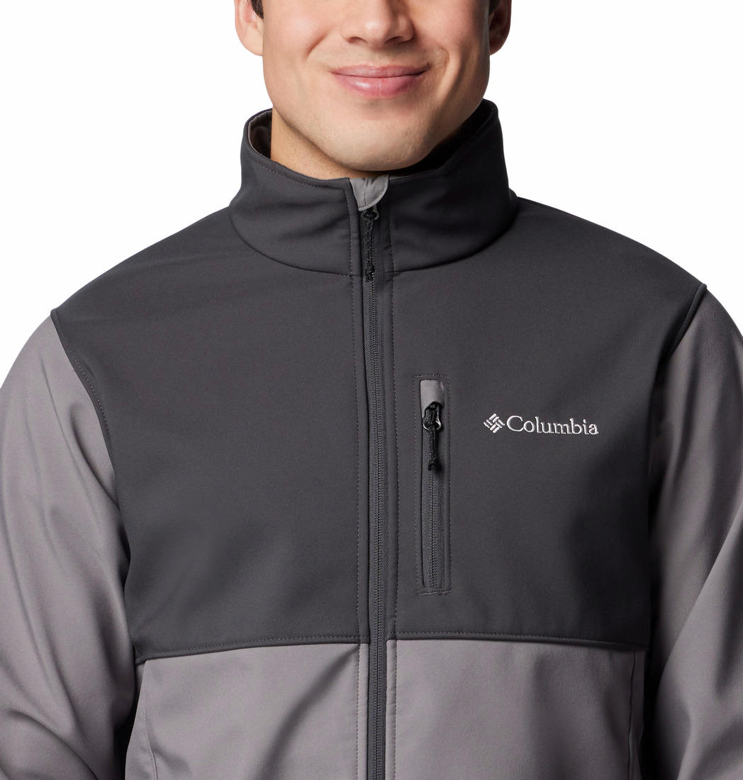Columbia Mens Grey Ascender Softshell Jacket