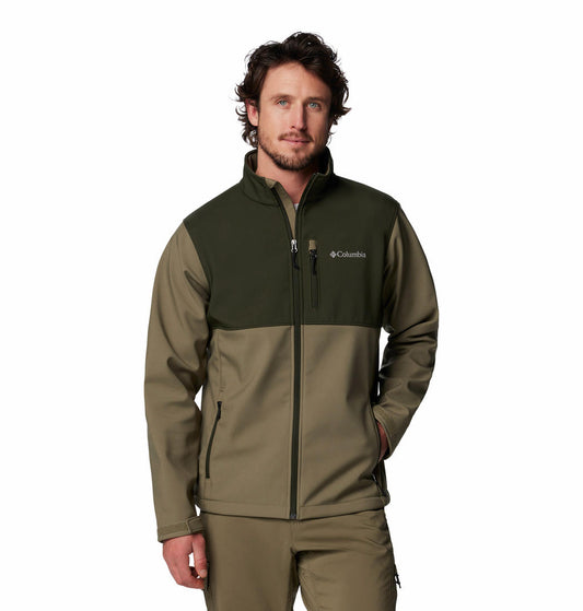 Columbia Mens Green Ascender Softshell Jacket