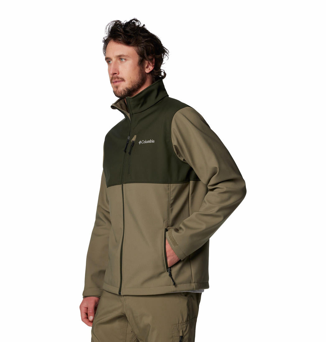 Columbia Mens Green Ascender Softshell Jacket