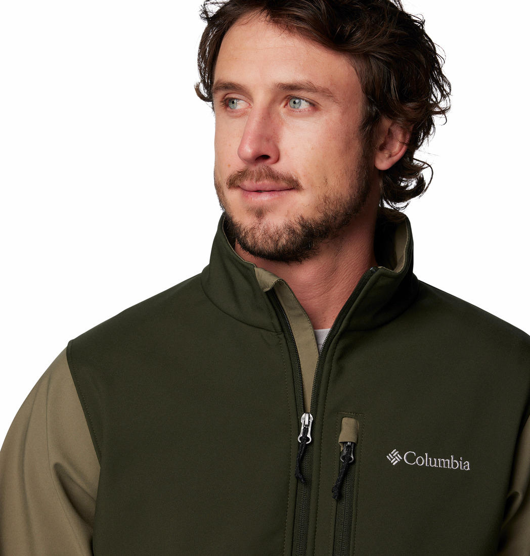Columbia Mens Green Ascender Softshell Jacket