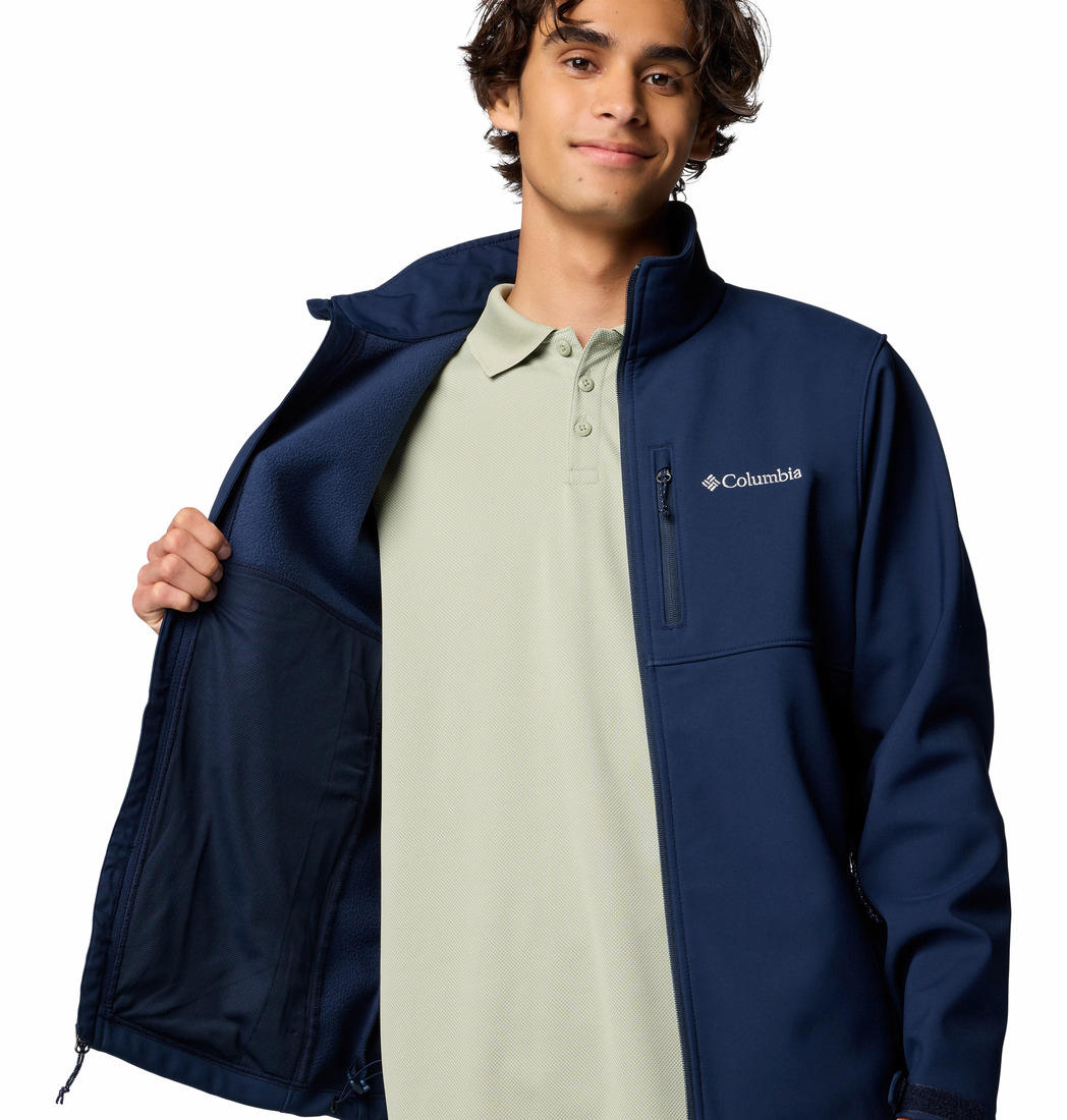 Columbia Mens Blue Ascender Softshell Jacket