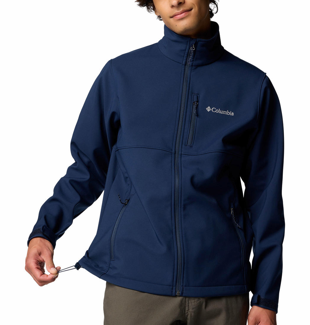 Columbia Mens Blue Ascender Softshell Jacket