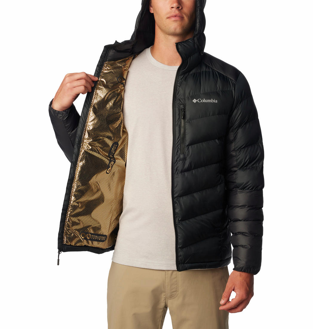 Columbia Men Black Labyrinth Loop Hooded Jacket