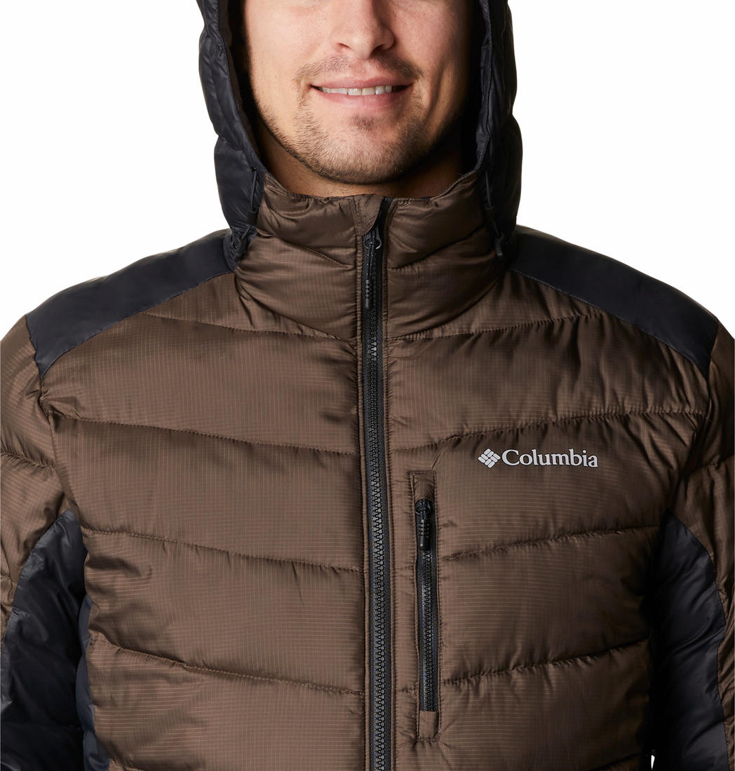 Columbia Men Brown Labyrinth Loop Hooded Jacket