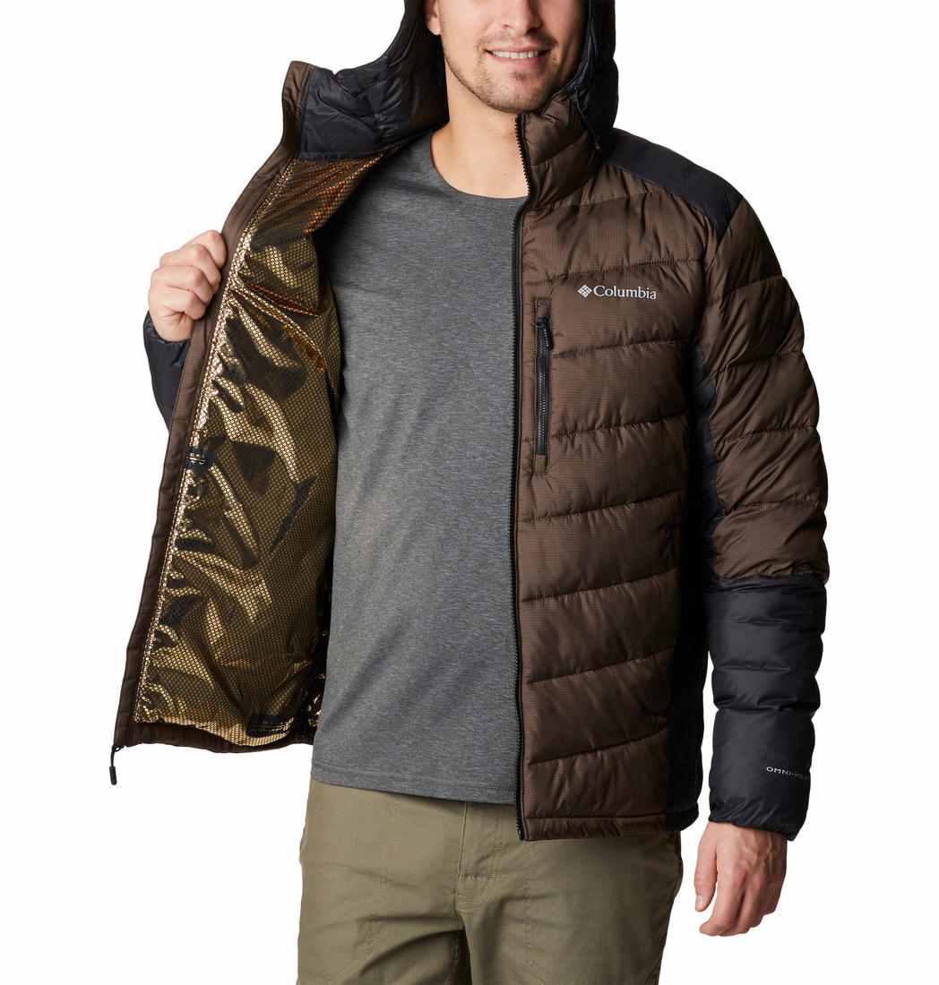 Columbia Men Brown Labyrinth Loop Hooded Jacket