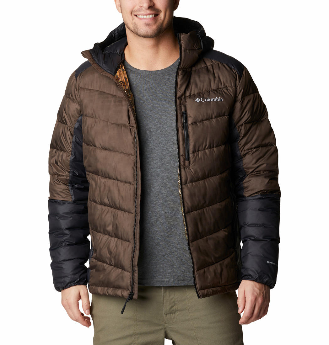 Columbia Men Brown Labyrinth Loop Hooded Jacket