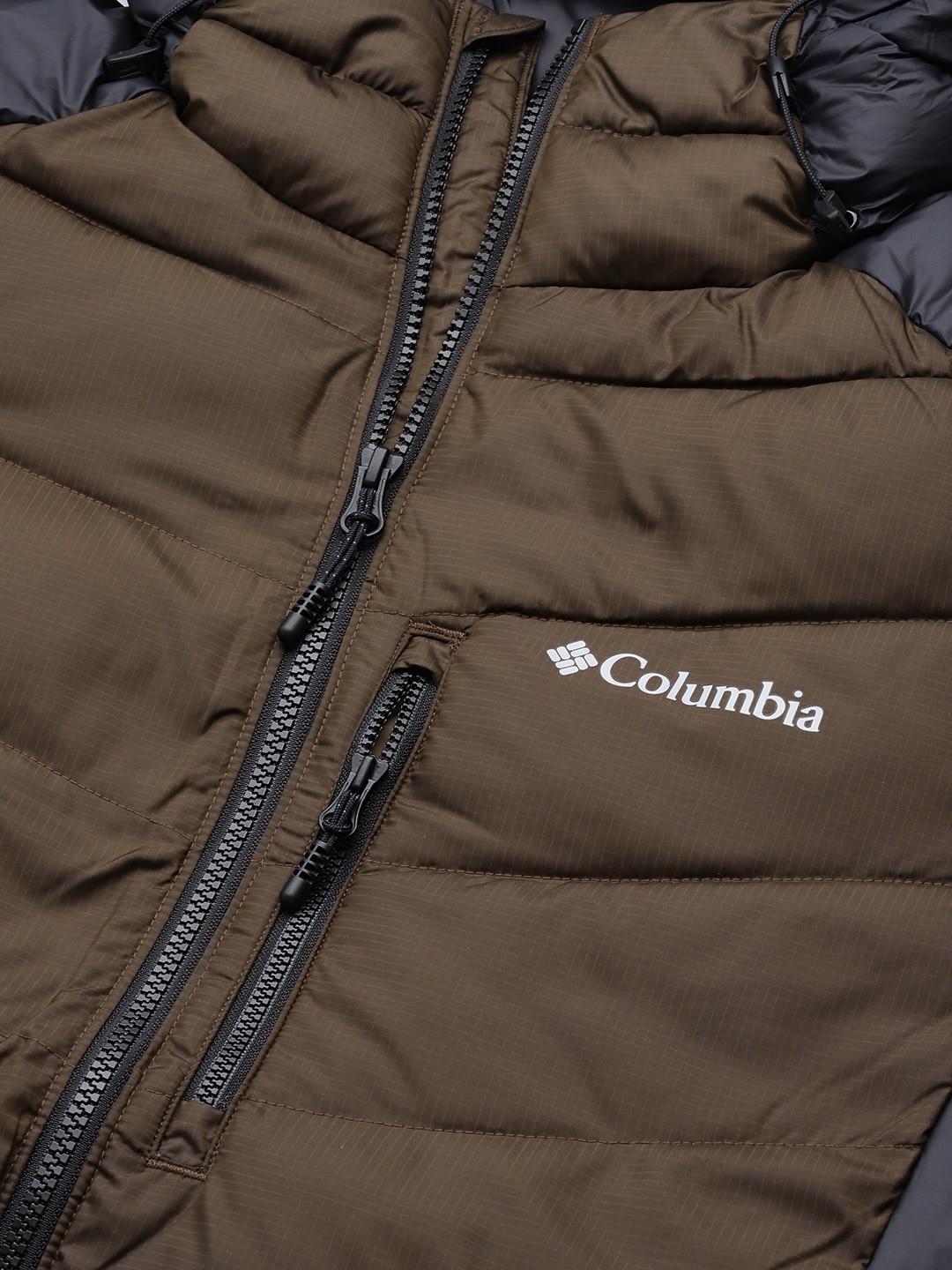 Columbia Men Brown Labyrinth Loop Hooded Jacket