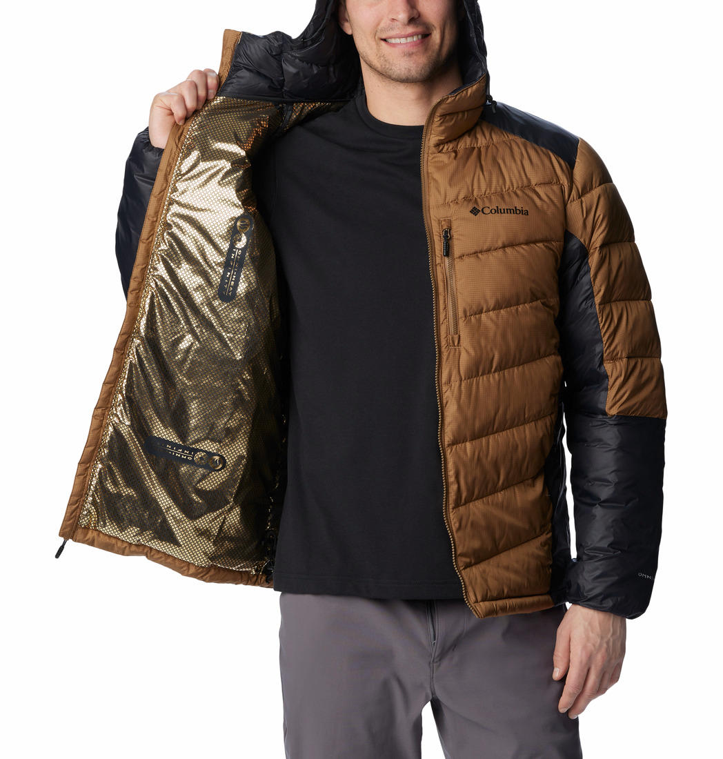 Columbia Men Brown Labyrinth Loop Hooded Jacket