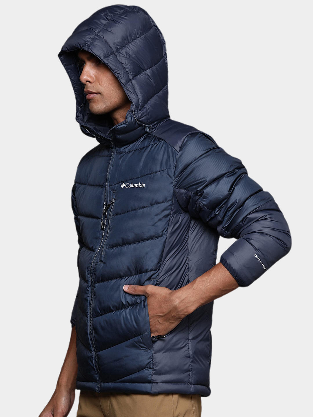 Columbia Men Blue Labyrinth Loop Hooded Jacket