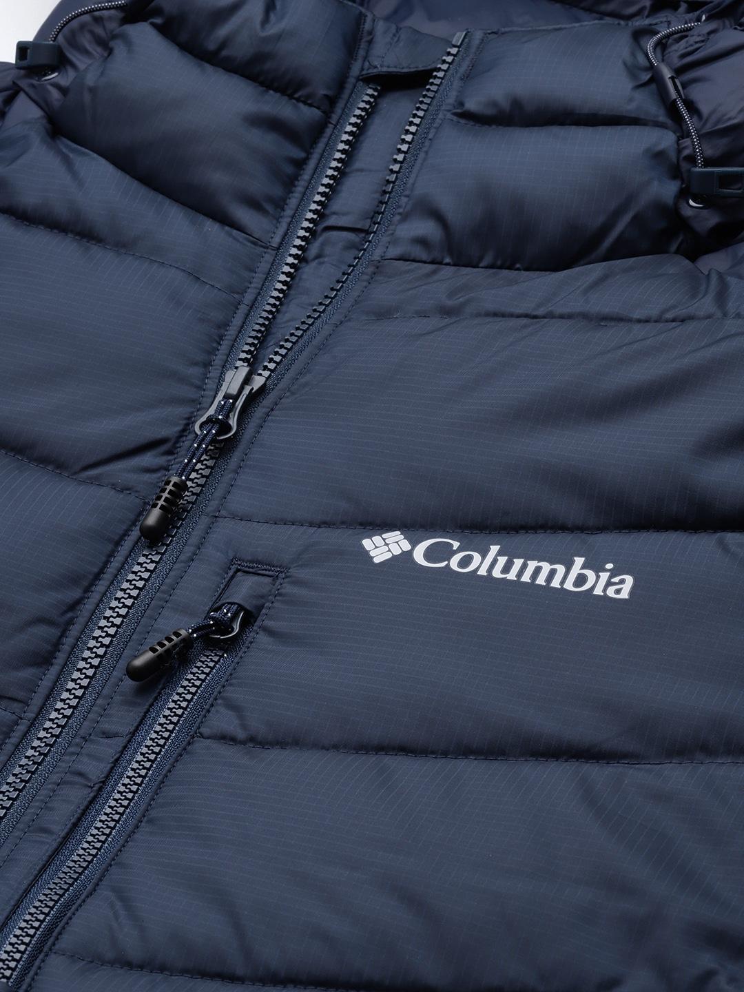 Columbia Men Blue Labyrinth Loop Hooded Jacket