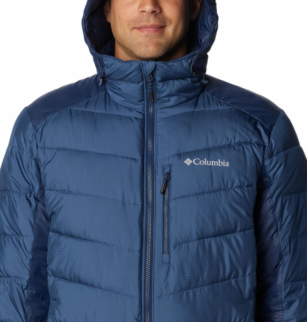 Columbia Men Navy Blue Labyrinth Loop Hooded Jacket