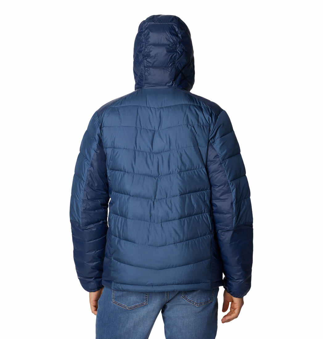 Columbia Men Navy Blue Labyrinth Loop Hooded Jacket