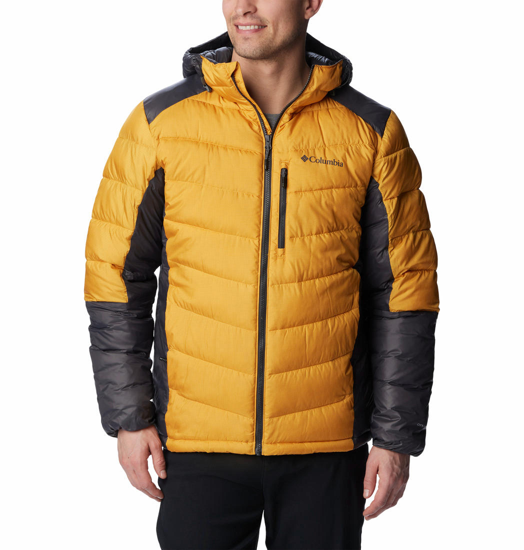 Columbia Men Yellow Labyrinth Loop Hooded Jacket