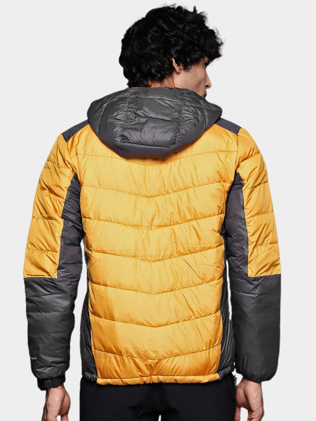 Columbia Men Yellow Labyrinth Loop Hooded Jacket