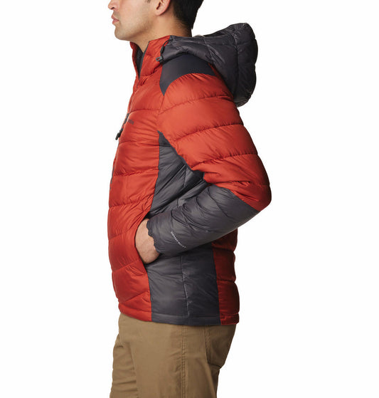 Columbia Men Orange Labyrinth Loop Hooded Jacket