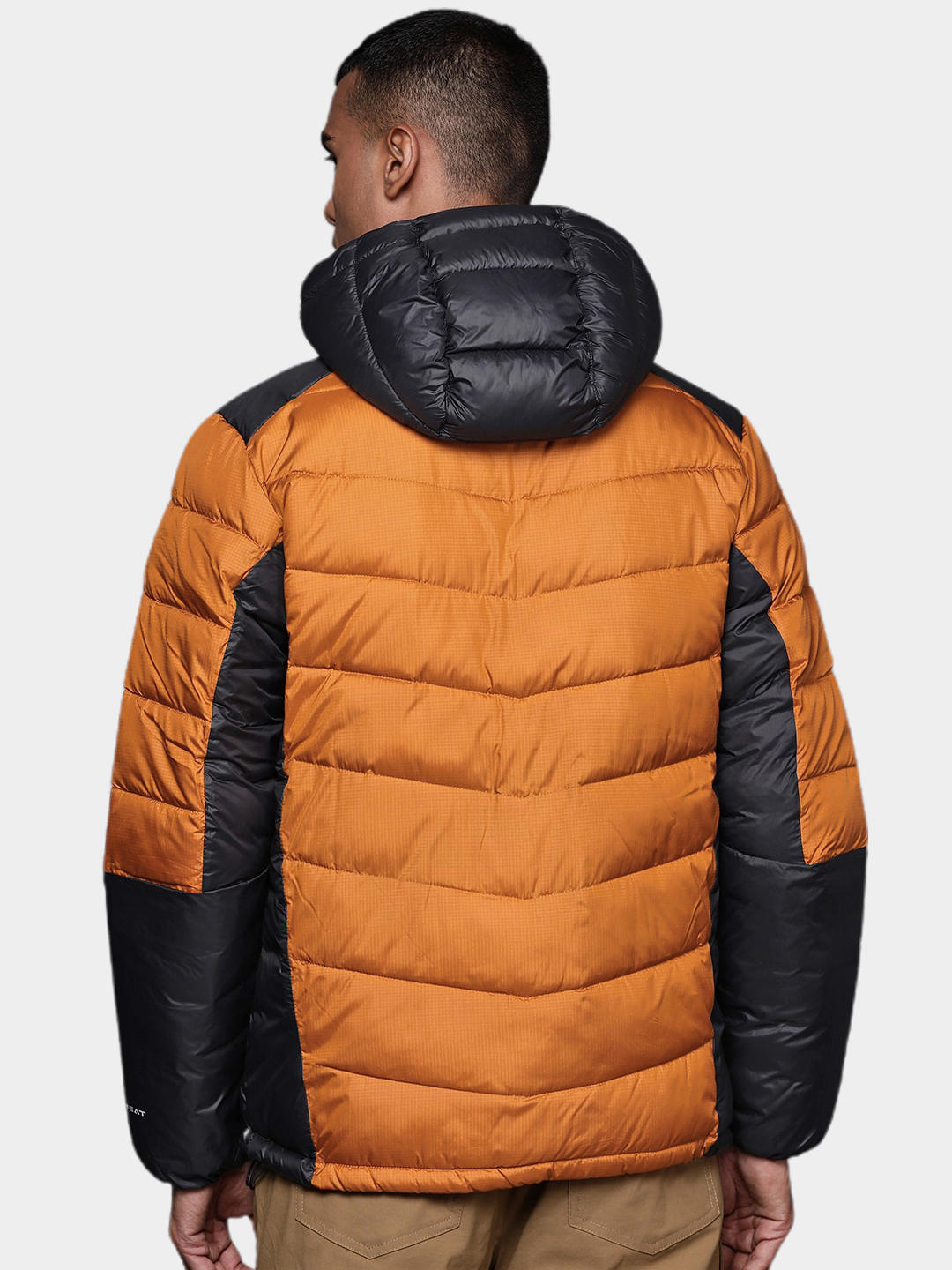 Columbia Men Orange Labyrinth Loop Hooded Jacket