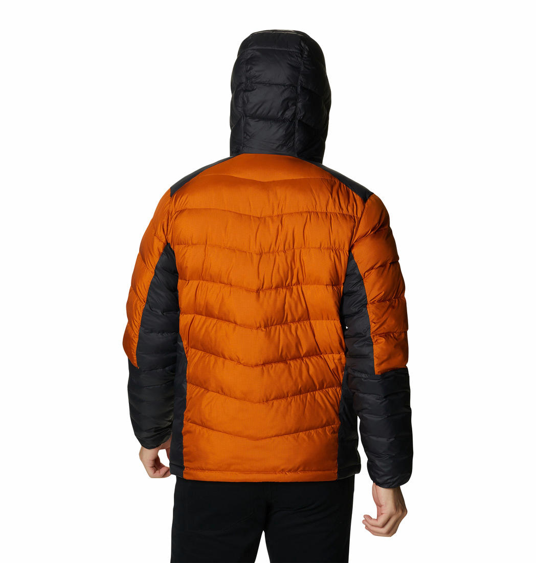 Columbia Men Orange Labyrinth Loop Hooded Jacket
