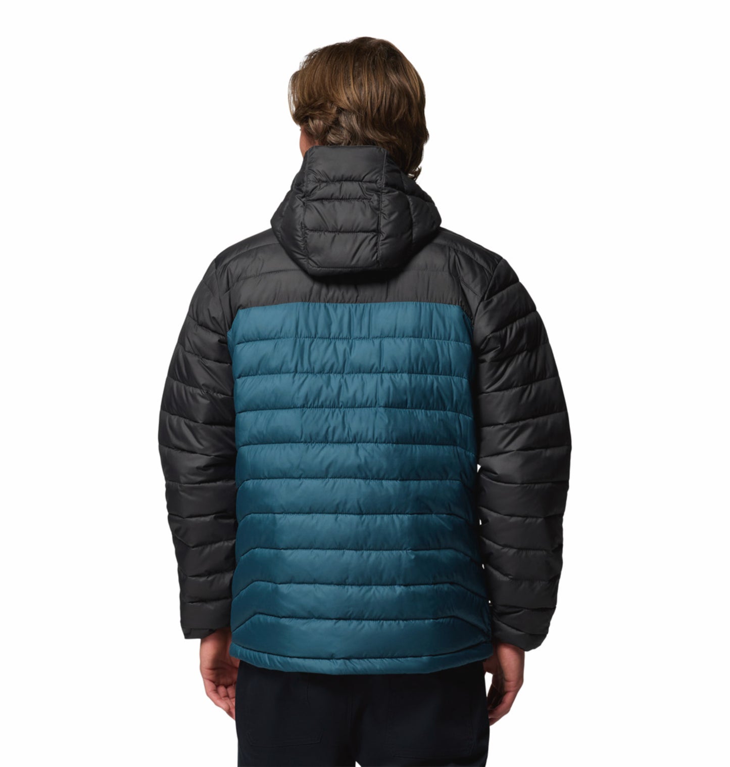 Columbia Men Teal OmniHeat Reflective Powder Lite II Down Jacket