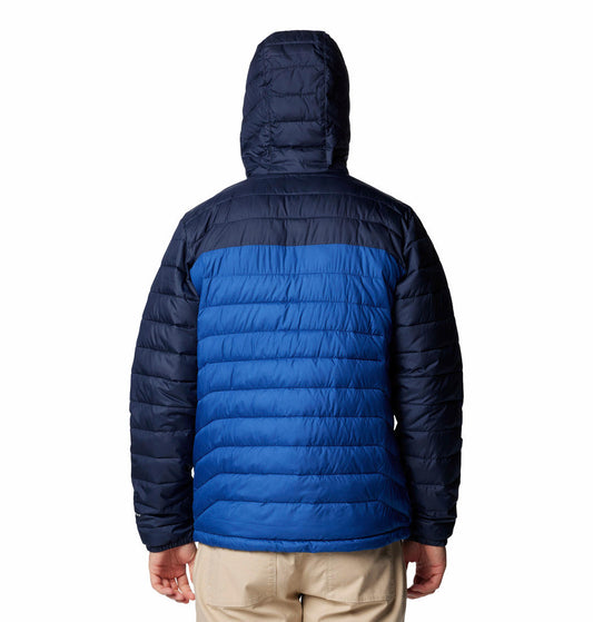 Columbia Mens Blue Powder Lite II Hooded Jacket