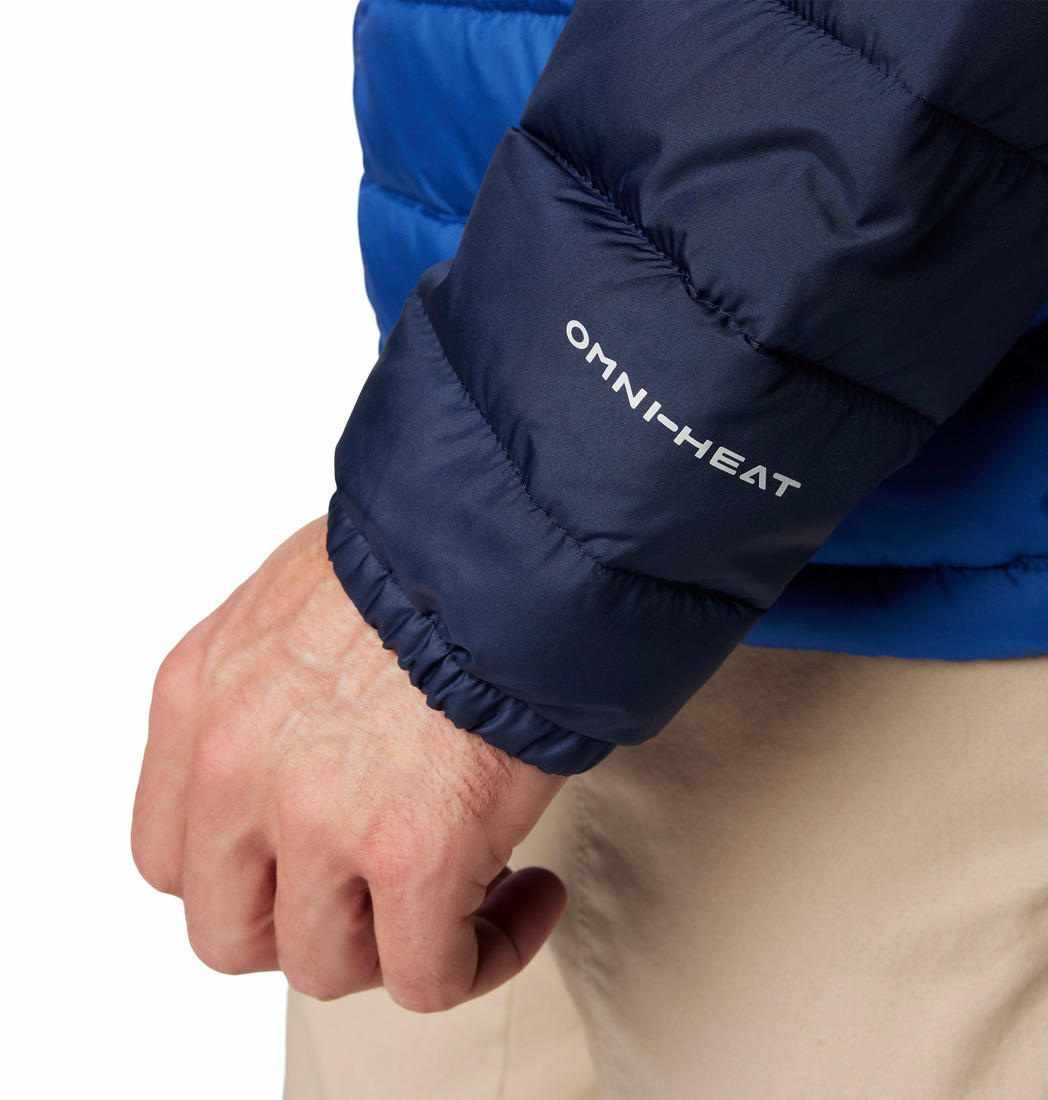 Columbia Mens Blue Powder Lite II Hooded Jacket