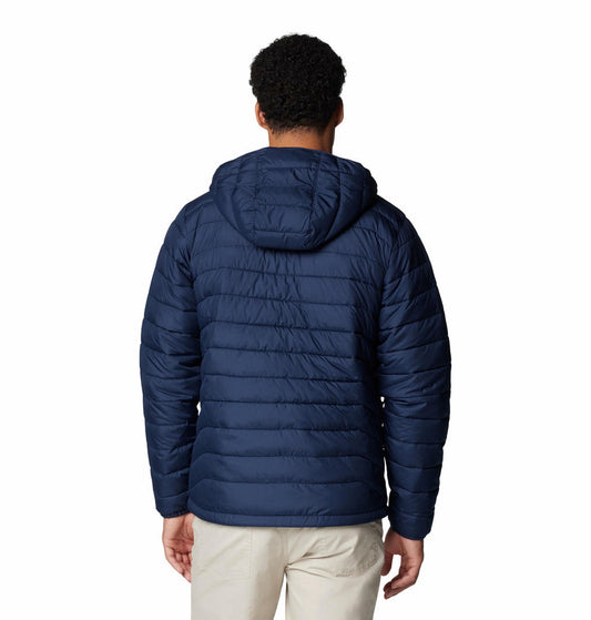 Columbia Mens Blue Powder Lite II Hooded Jacket