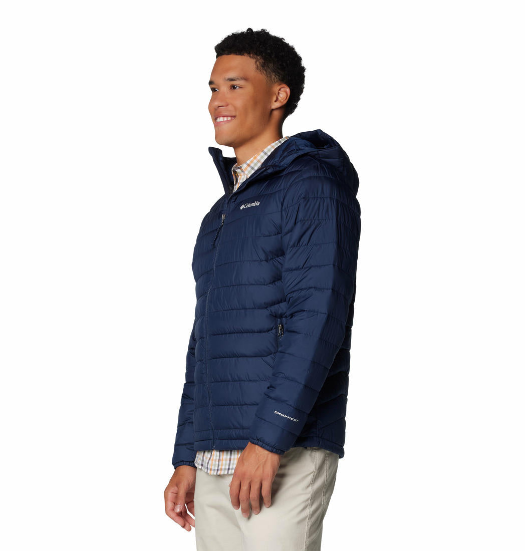 Columbia Mens Blue Powder Lite II Hooded Jacket