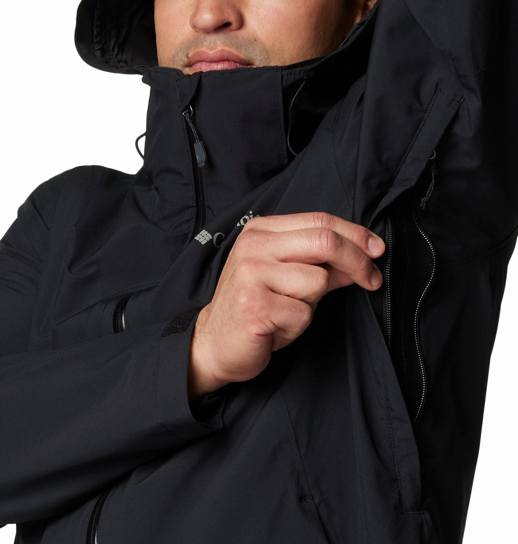 Columbia Men Black Omni-Heat Infinity Cascade Peak Interchangeable Jacket