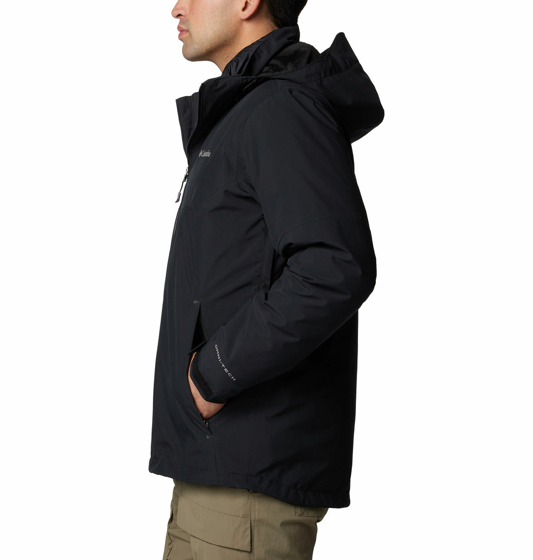 Columbia Men Black Omni-Heat Infinity Cascade Peak Interchangeable Jacket