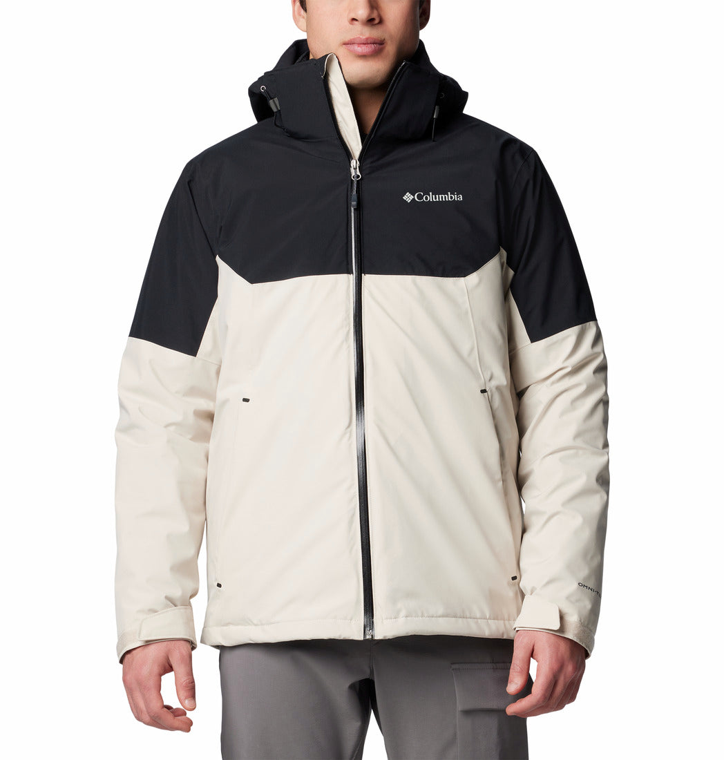 Columbia Men Beige Omni-Heat Infinity Cascade Peak Interchangeable Jacket