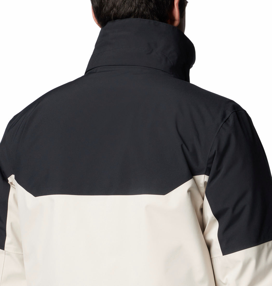 Columbia Men Beige Omni-Heat Infinity Cascade Peak Interchangeable Jacket