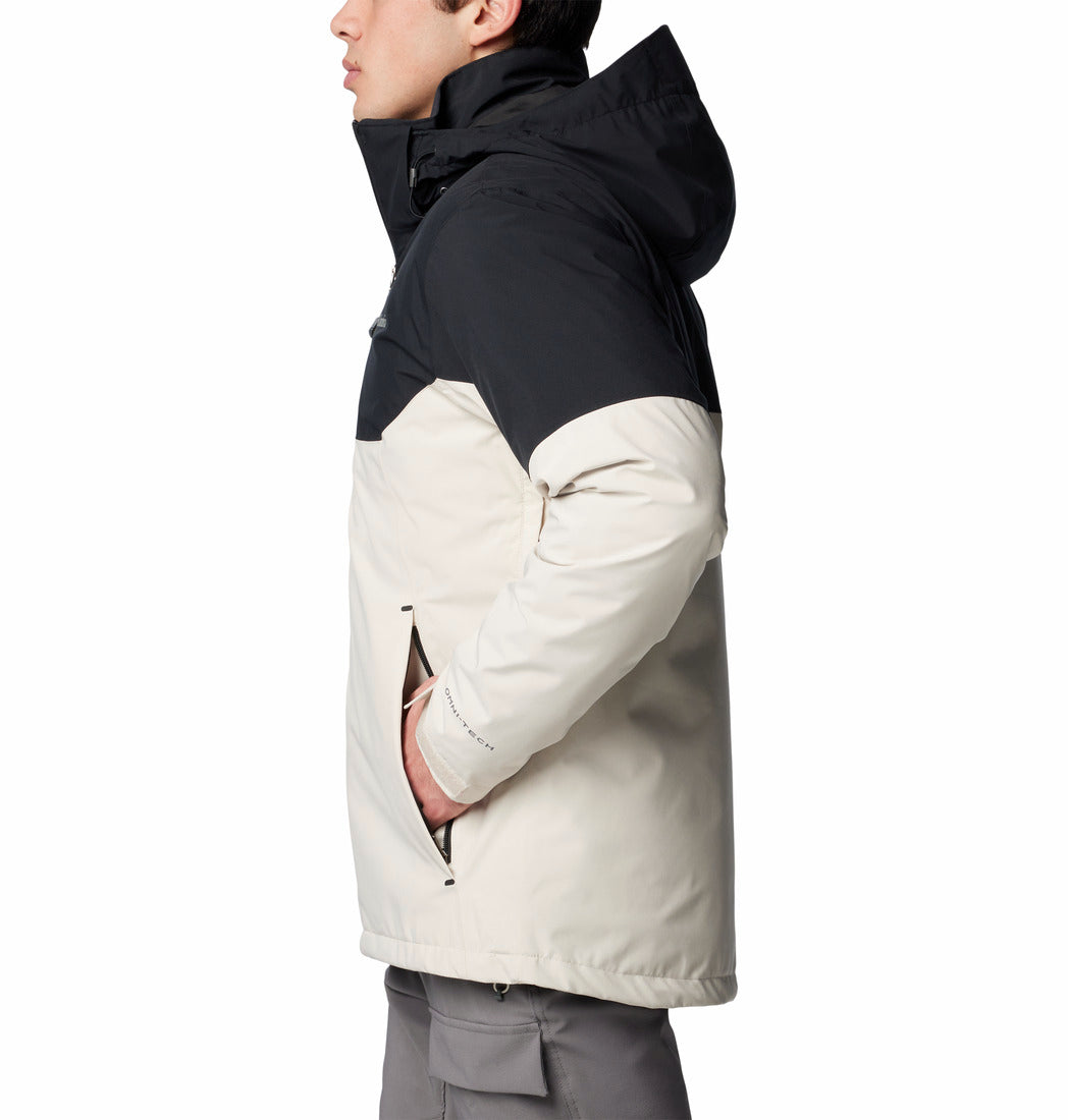 Columbia Men Beige Omni-Heat Infinity Cascade Peak Interchangeable Jacket