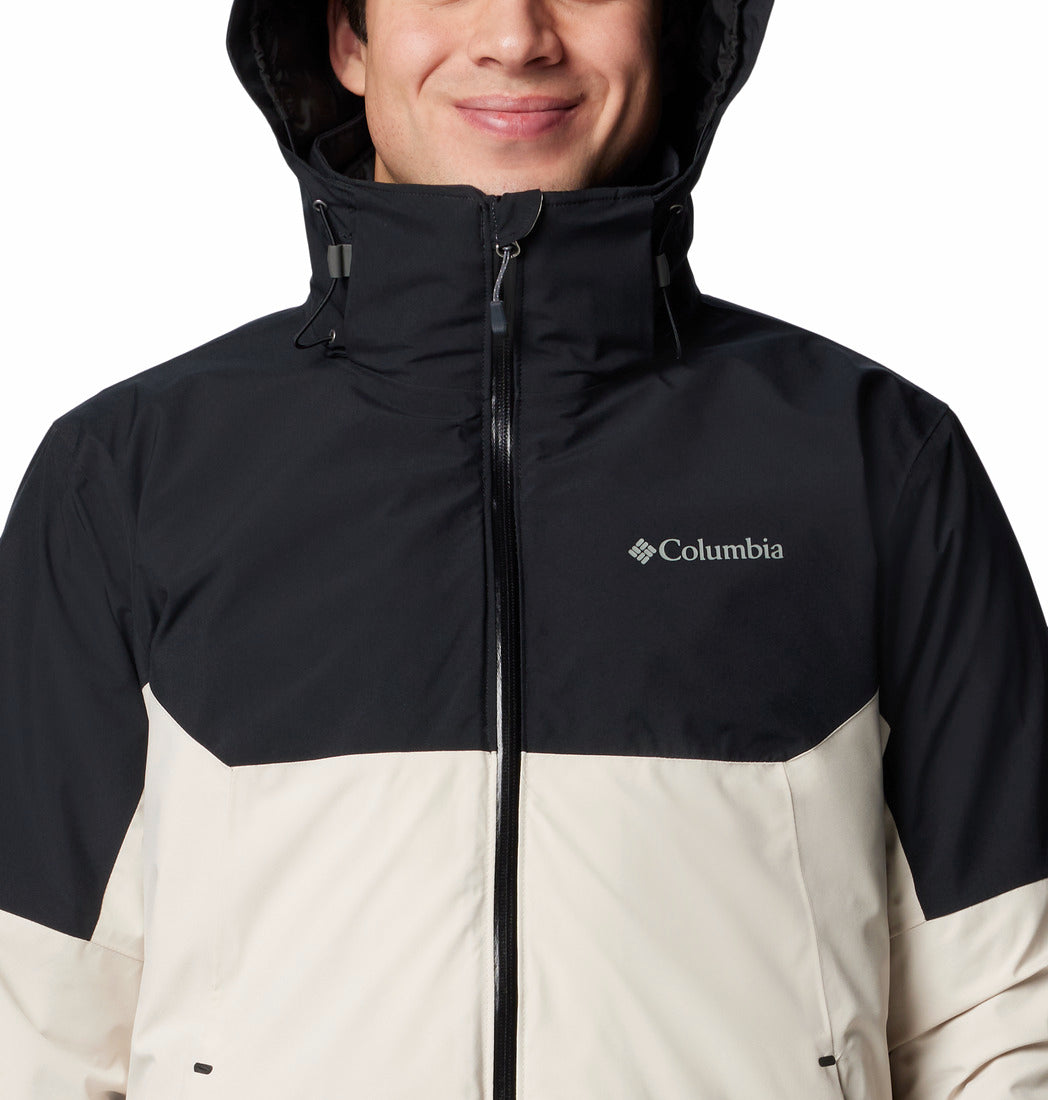 Columbia Men Beige Omni-Heat Infinity Cascade Peak Interchangeable Jacket