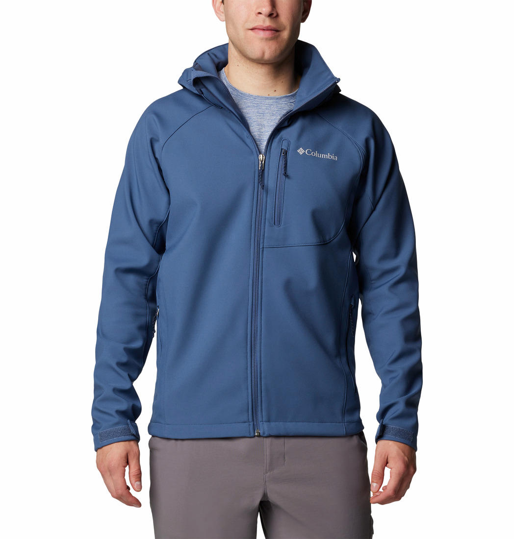 Columbia Men Blue Cascade Ridge III Softshell
