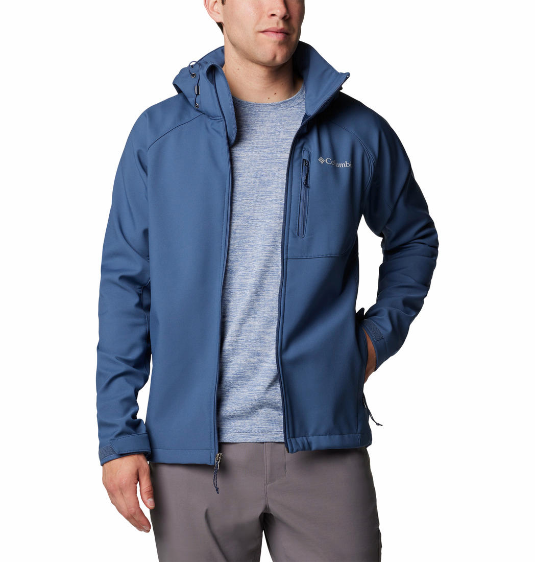 Columbia Men Blue Cascade Ridge III Softshell