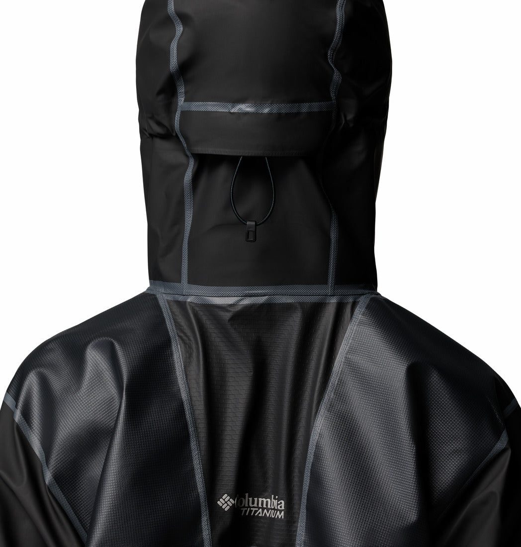 Columbia Men Black OutDry Extreme Citadell Mountain Rain Jacket