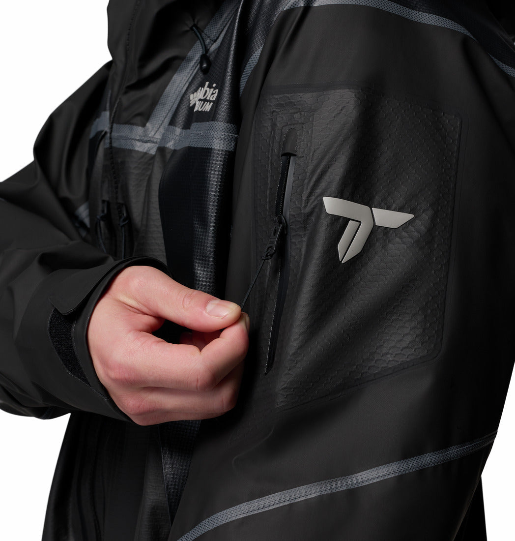 Columbia Men Black OutDry Extreme Citadell Mountain Rain Jacket