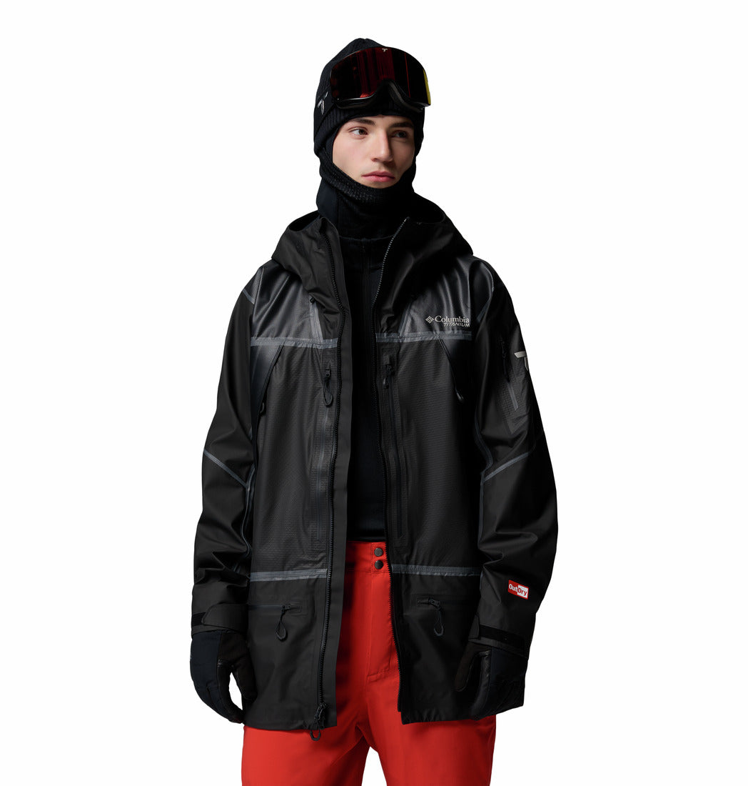 Columbia Men Black OutDry Extreme Citadell Mountain Rain Jacket