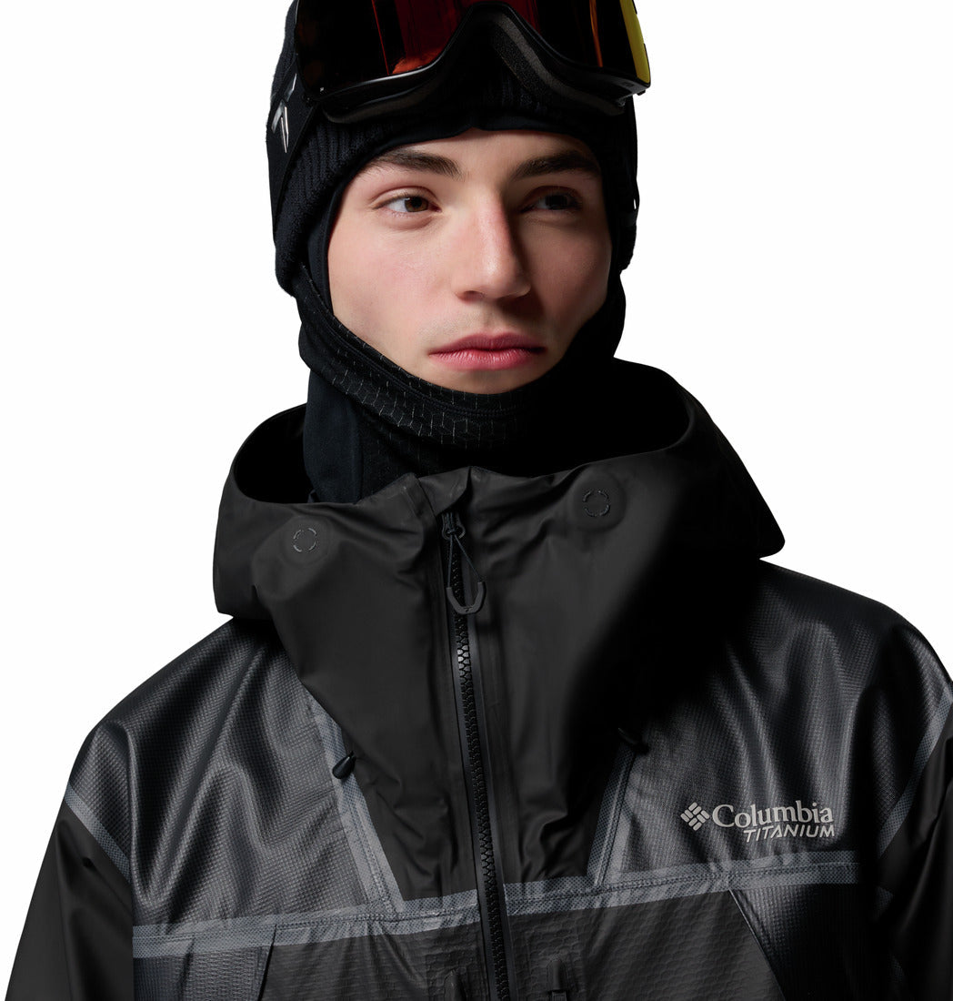 Columbia Men Black OutDry Extreme Citadell Mountain Rain Jacket
