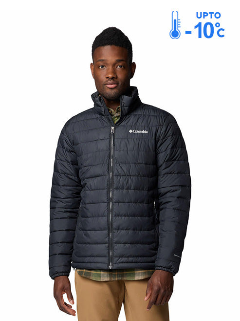 Columbia Men Black Omni-Heat Reflective Powder Lite II Down Jacket