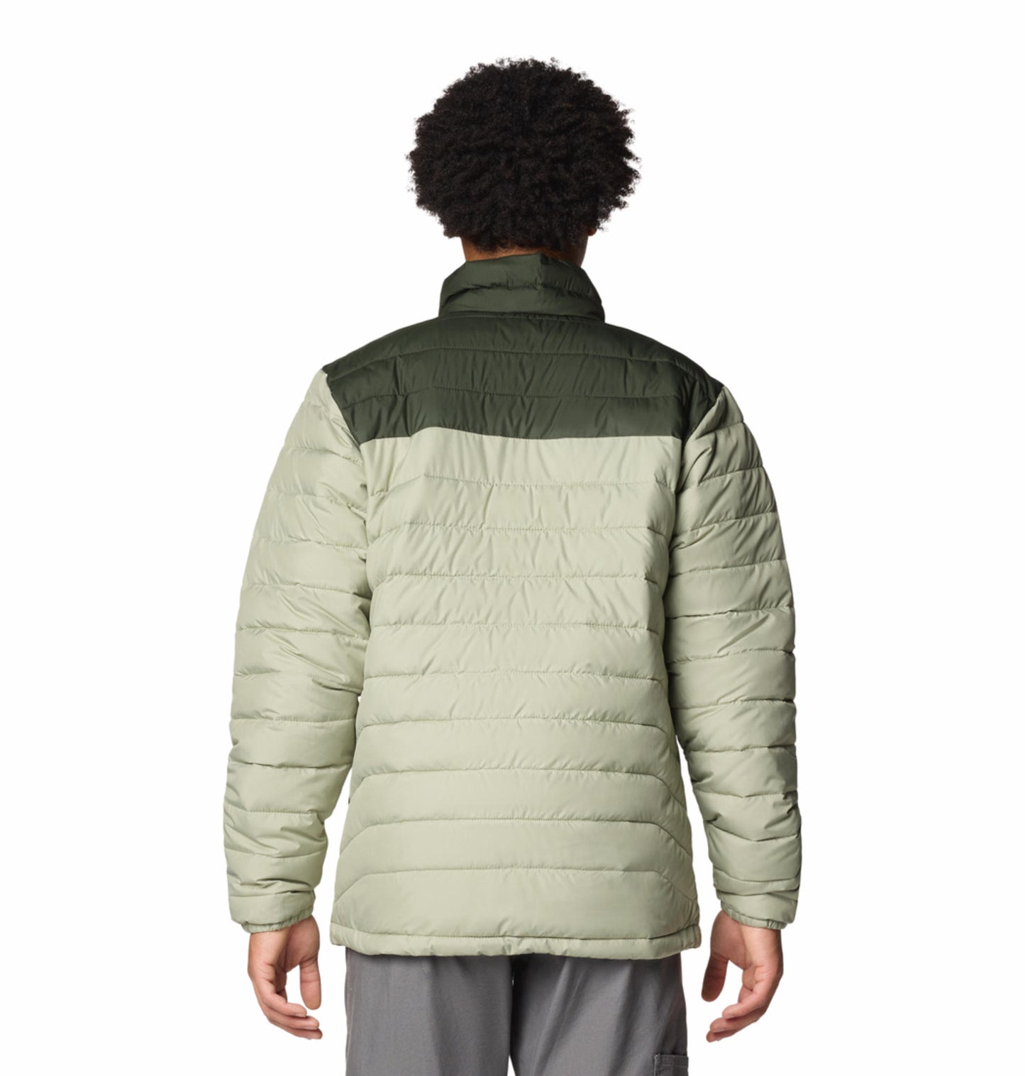 Columbia Mens Green Omni-Heat Reflective Powder Lite II Jacket