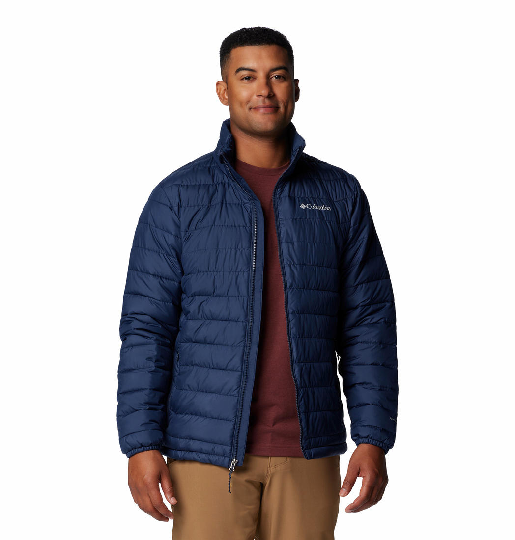 Columbia Mens Blue Powder Lite II Jacket