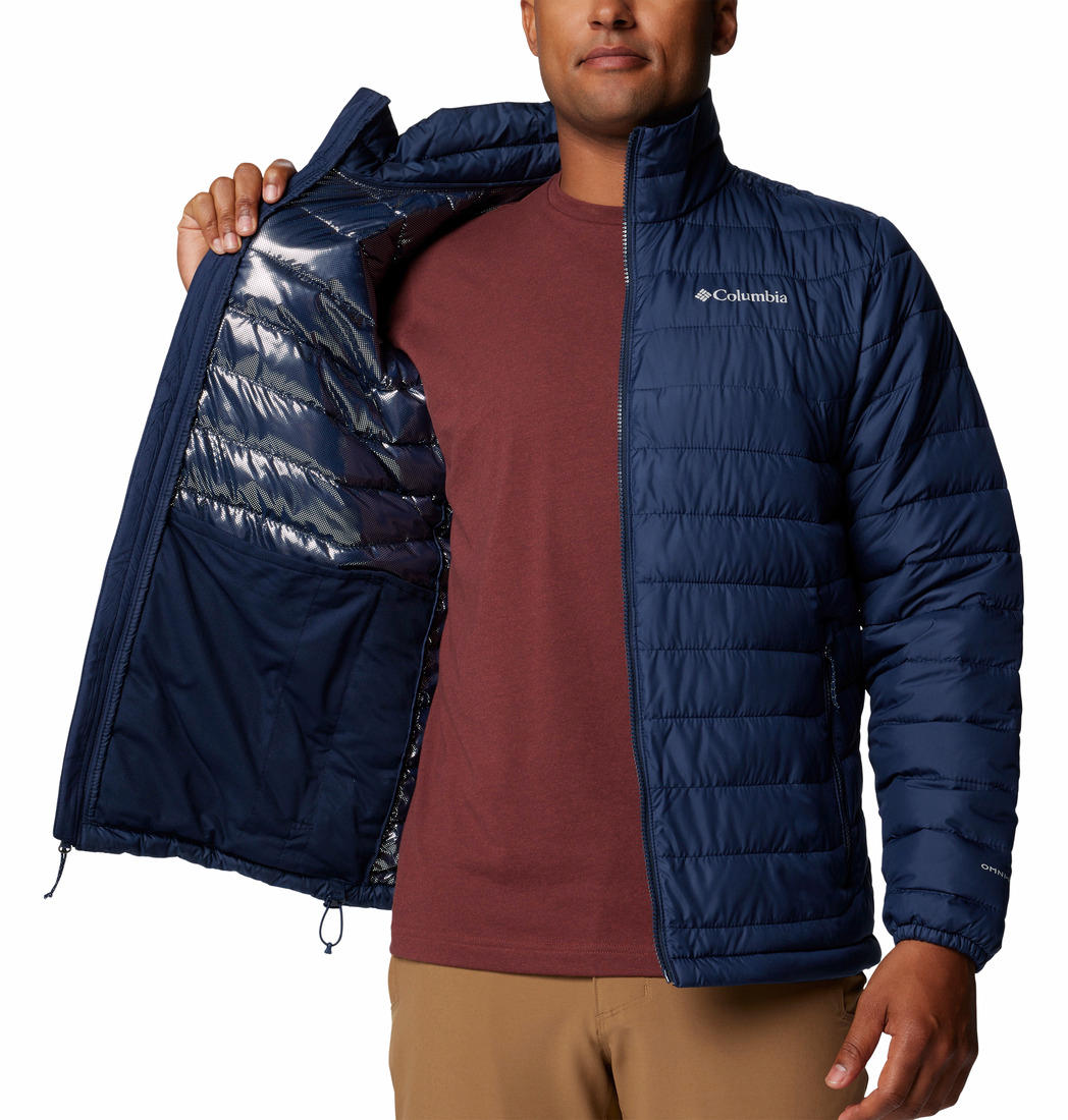 Columbia Mens Blue Powder Lite II Jacket