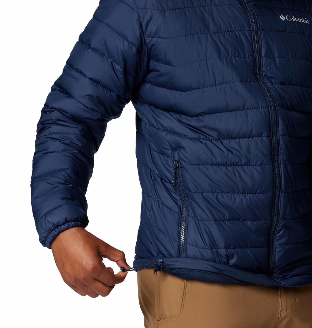Columbia Mens Blue Powder Lite II Jacket