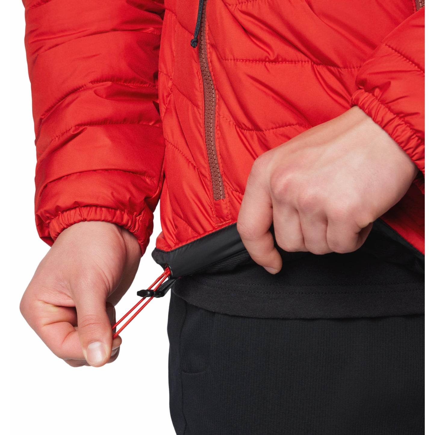 Columbia Men Red Omni-Heat Reflective Powder Lite II Jacket