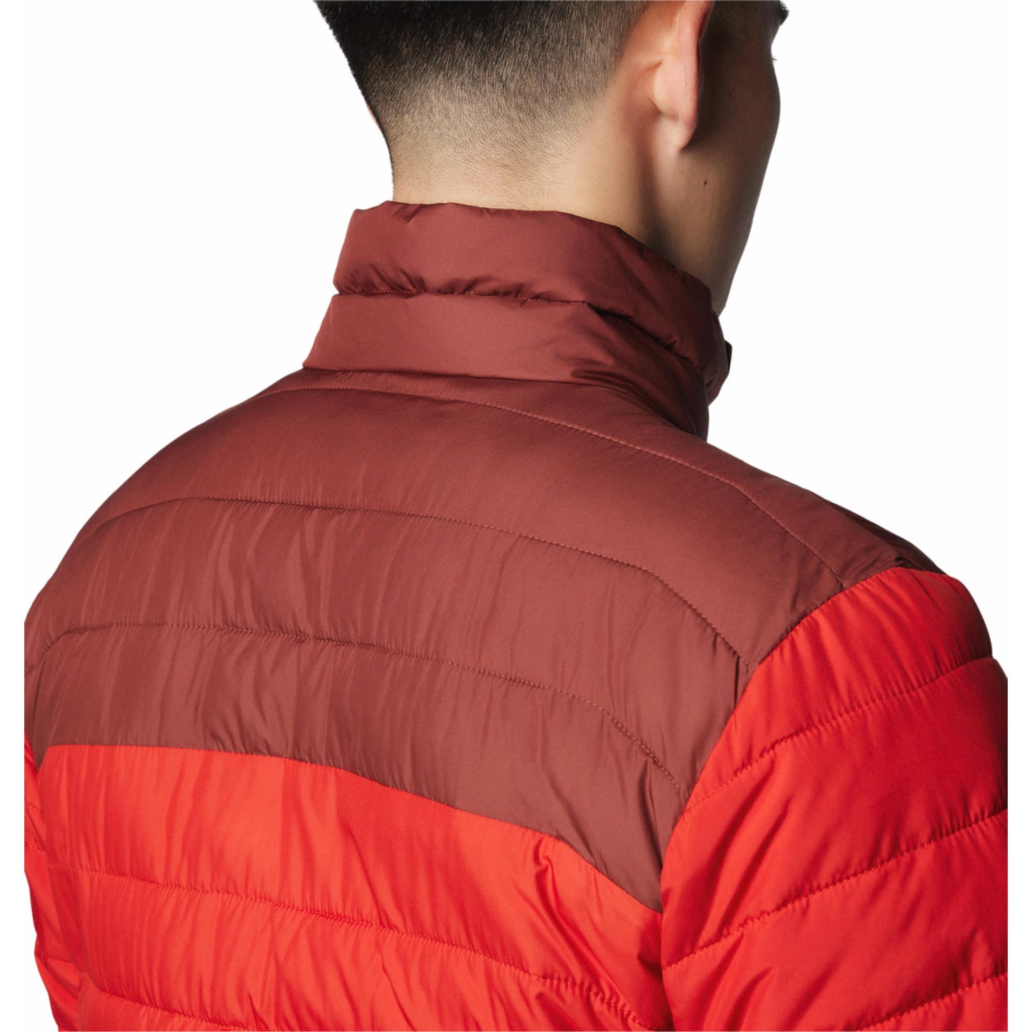 Columbia Men Red Omni-Heat Reflective Powder Lite II Jacket