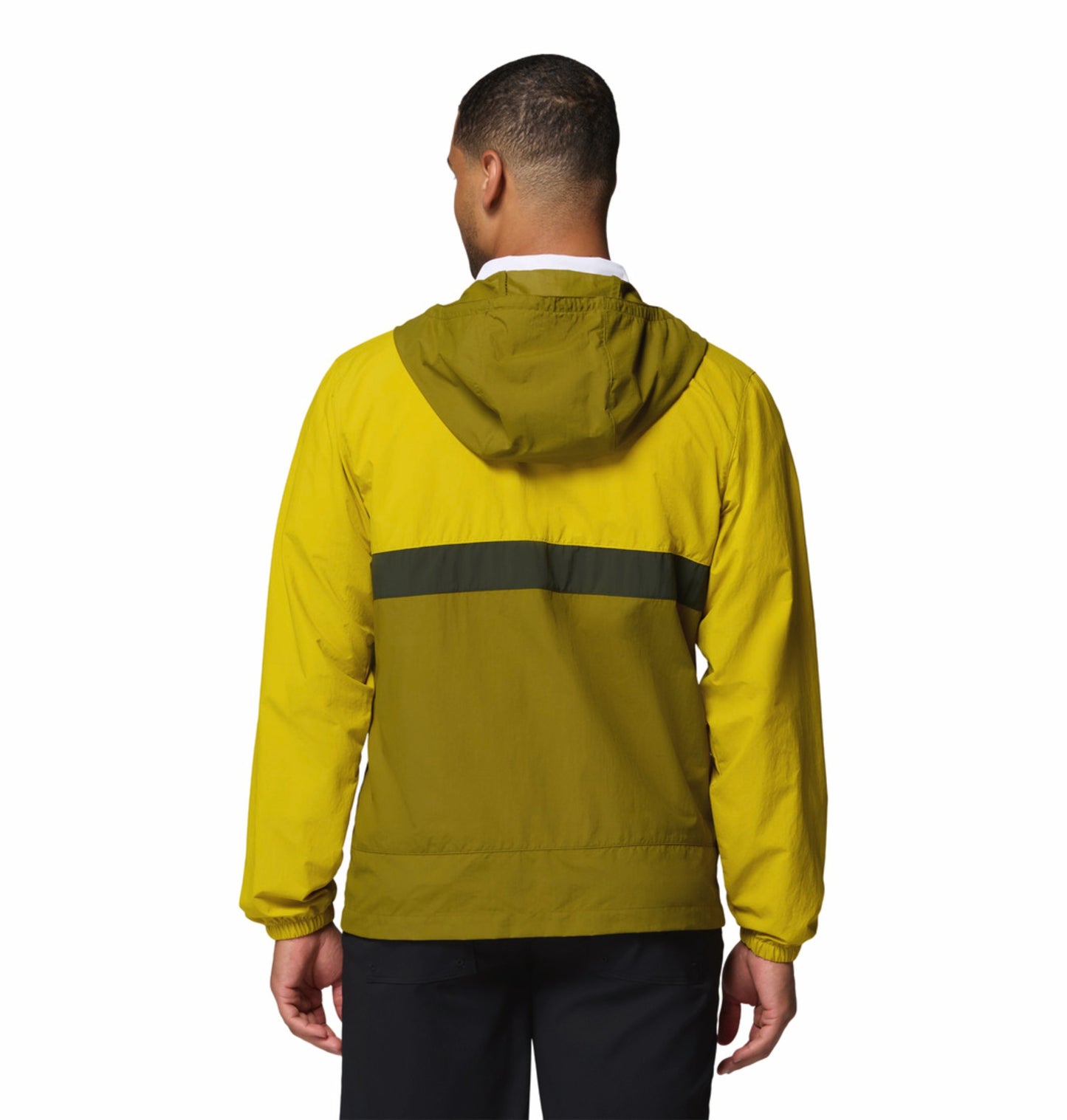 Columbia Men Yellow Omni-Shade Spire Valley Windbreaker