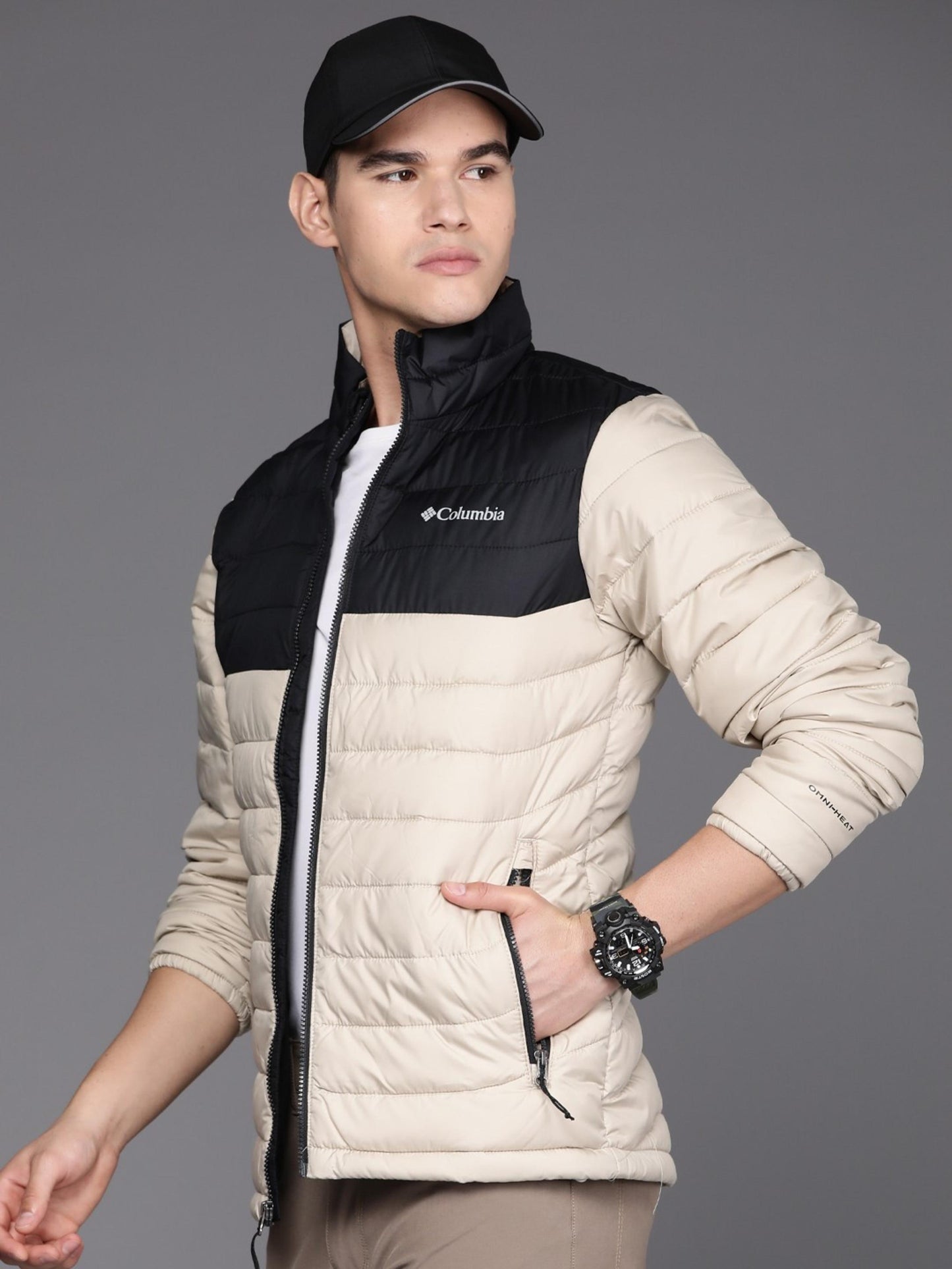 Columbia Mens Brown Omni Heat Powder Lite II Vest