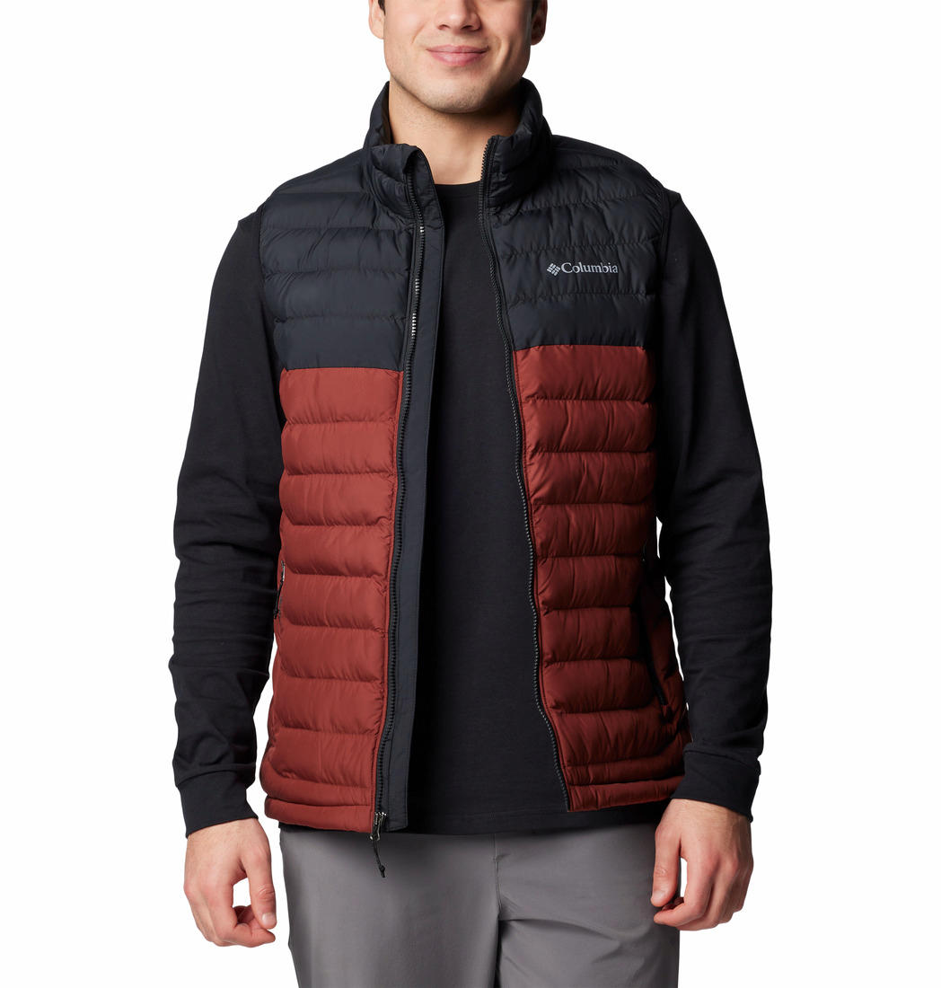 Columbia Mens Red Powder Lite II Vest
