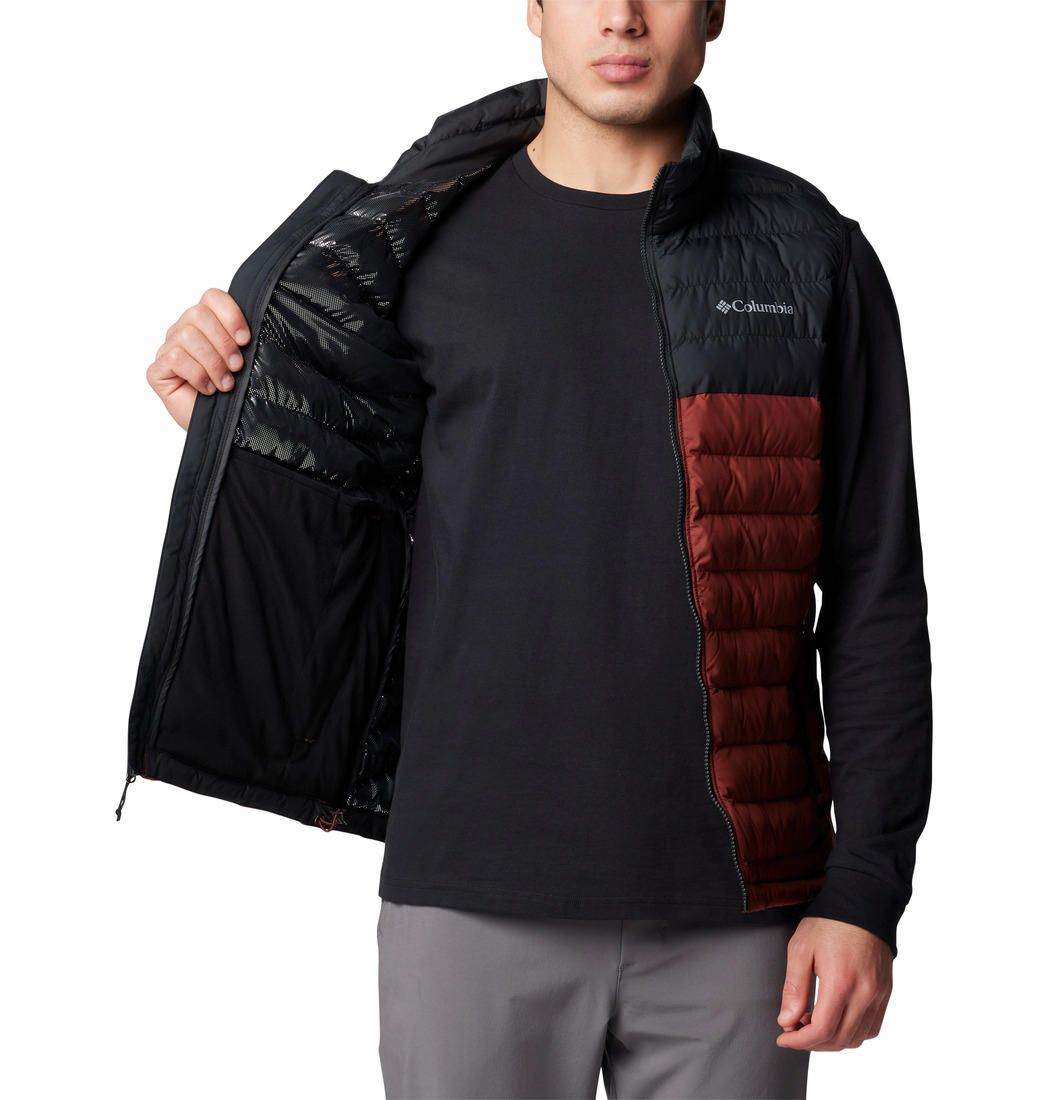 Columbia Mens Red Powder Lite II Vest